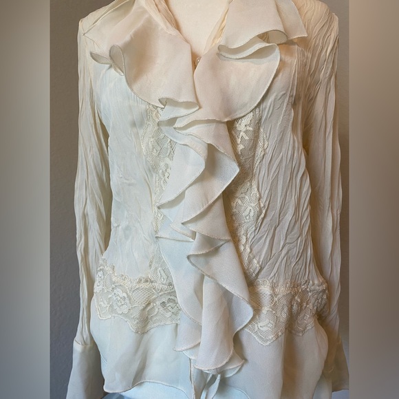 Vintage Ruffle Blouse - Picture 5 of 5